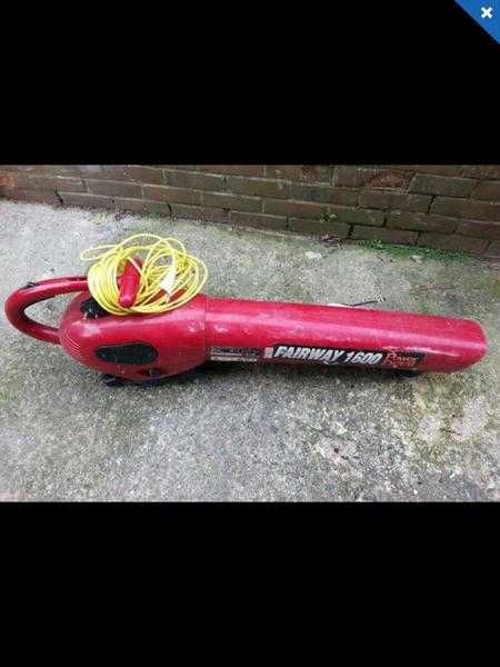 FREE Fairway1600 watt leaf blower