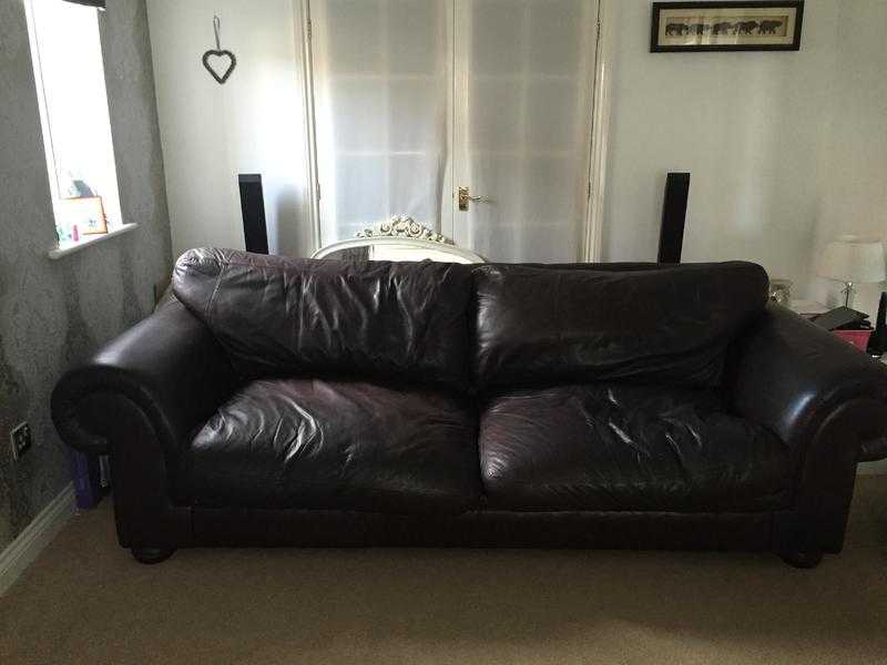 Free for collection - Soft Leather sofa (Imported from Cape Town)