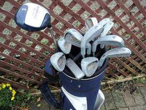 free golf clubs with bag