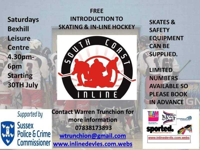 FREE INTRODUCTION TO IN LINE HOCKEY