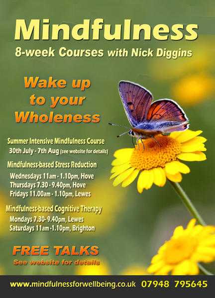 Free Introduction to Mindfulness and Mindfulness-based Courses