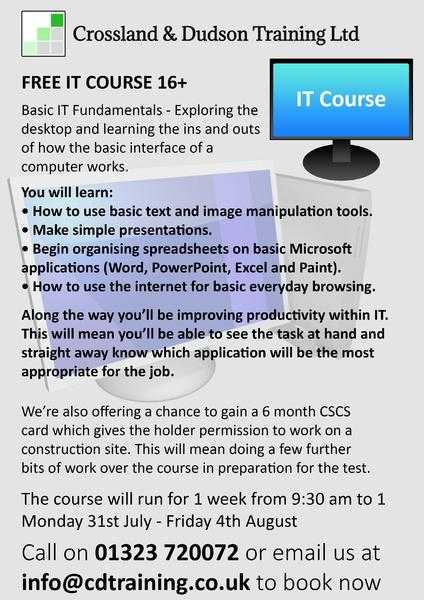 FREE IT COURSE - BASICS FOR BEGINNERS