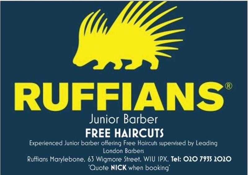 FREE MENS HAIRCUTS - Leading London Barbers