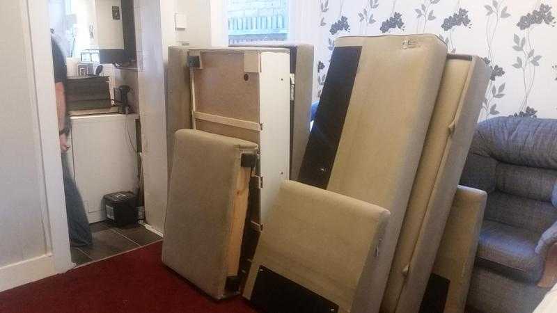 free sofa bed bought for 150 and it was...well not what we expected