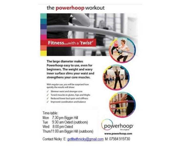 FREE Taster Classes Powerhoop and Cardio BLAST Fitness Workout