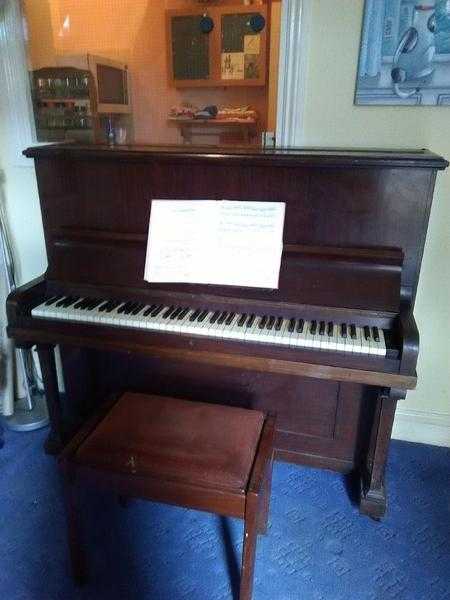 Free upright Piano and stool