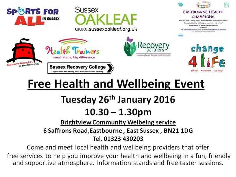 Free Wellbeing Event