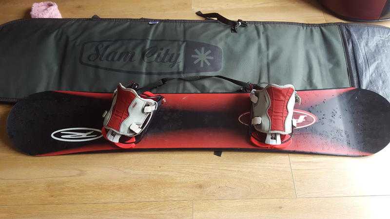 freestyle board flow quick release bindings and bag