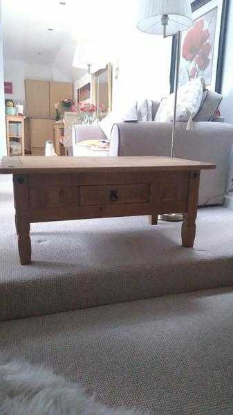 FRENCH CANADIAN WOOD COFFEE TABLE