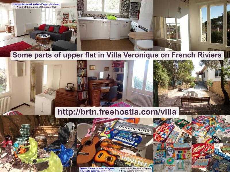 French Riviera 2 holiday flats in Villa Veronique