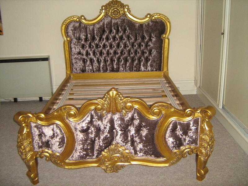 FRENCH ROCOCO BED DOUBLE