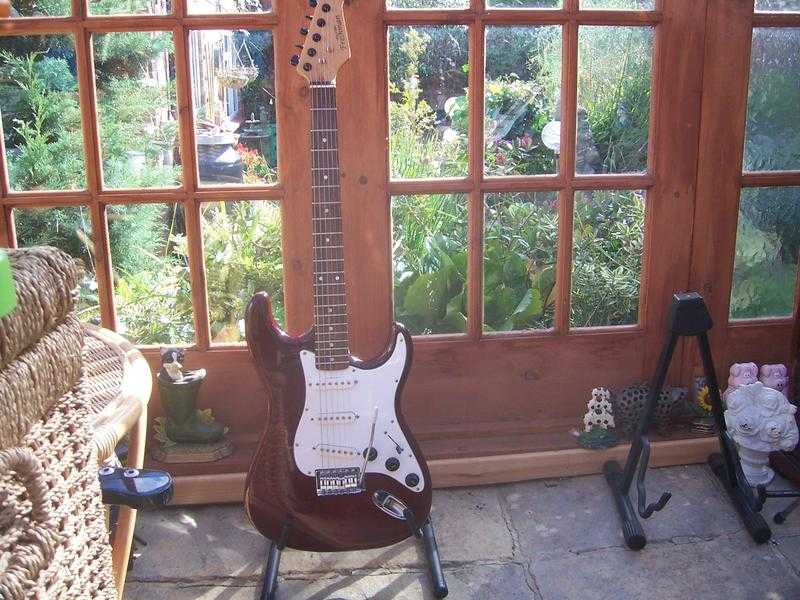 Freshman Stratocaster style electric guitar