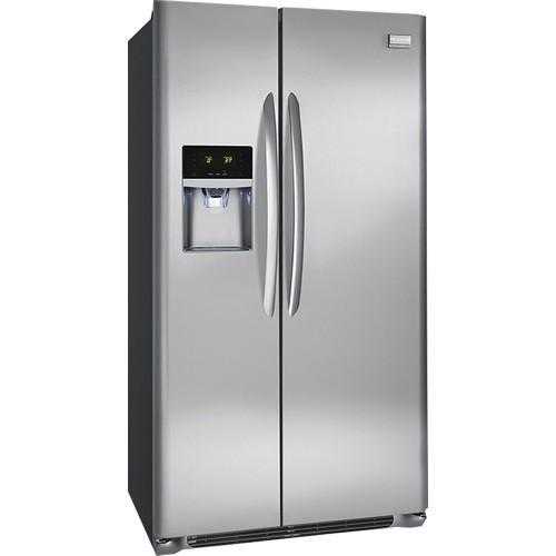 Frigidaire - Gallery 26.0 Cu. Ft. Frost-Free Side-by-Side Refrigerator with Thru-the-Door Ice and W