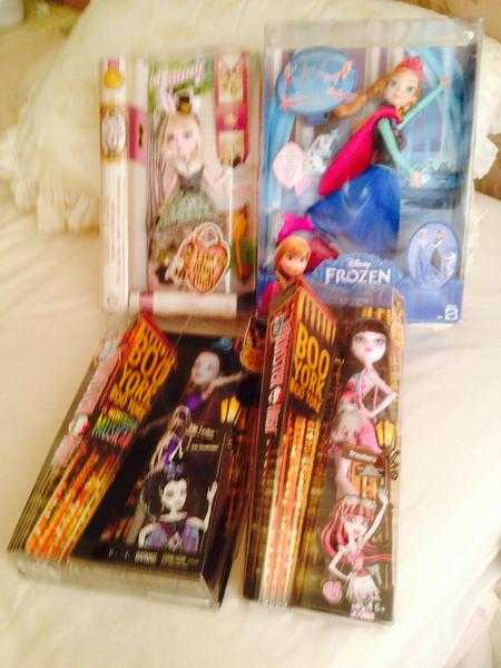 Frozen amp Monster high Dolls