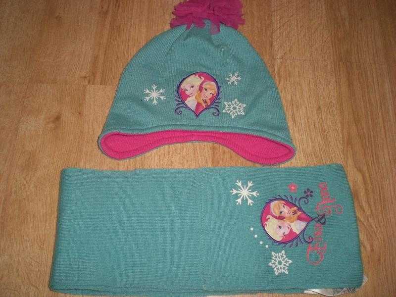 Frozen Hat amp Scarf Set, 8-12yrs