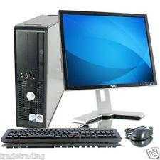 FULL DELL COMPUTER DESKTOP TOWER SET PC 4GB RAM 160GB HDD WIFI