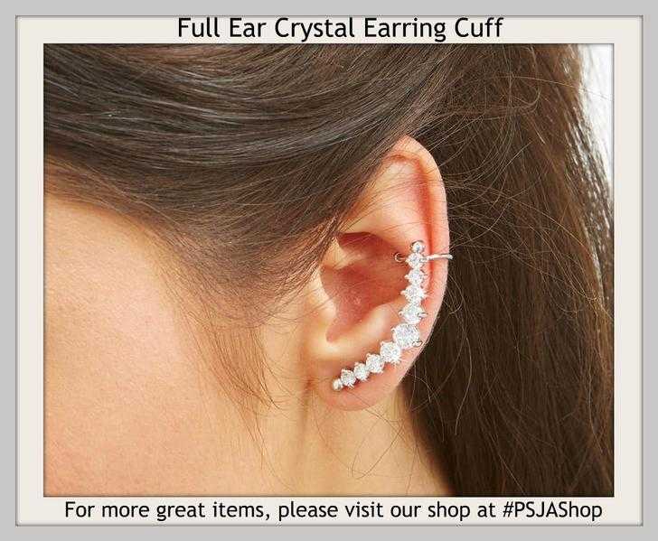 Full Ear Crystal Earring Cuff