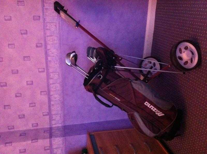 Full golf set  bag trolley