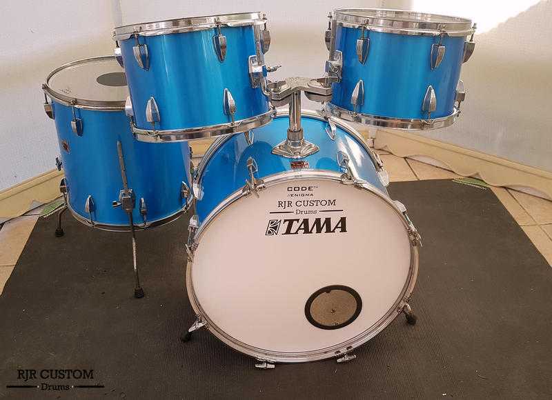 Fully Refurbished Tama 1980039s Swingstar 4 Piece Drum Kit