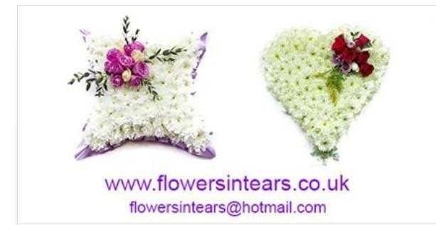 Funeral Floral Tributes.Visit www.flowersintears.co.uk. FREE DELIVERY