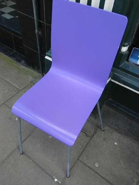 Funky purple and metal chair