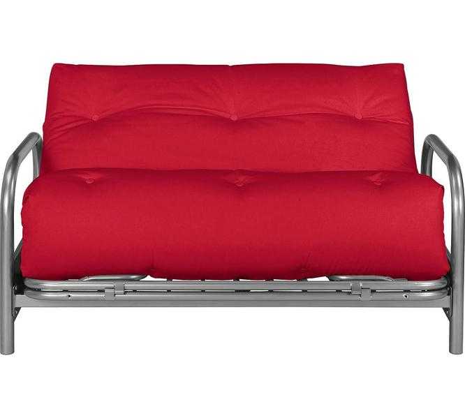 Futon bed settee Red