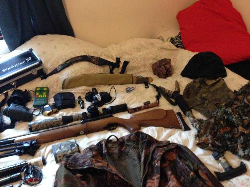 fx2000 pcp air rifle full set up for sale