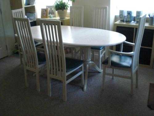 G-plan dining table and six chairs,Bargain