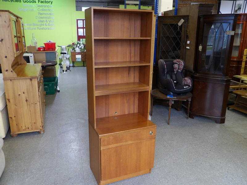 G Plan Display Cupboard With Shelves  Bookcase - Local Delivery Service Available