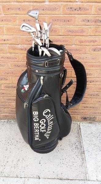 Gallaway 039Big Bertha039 golf clubs amp bag.