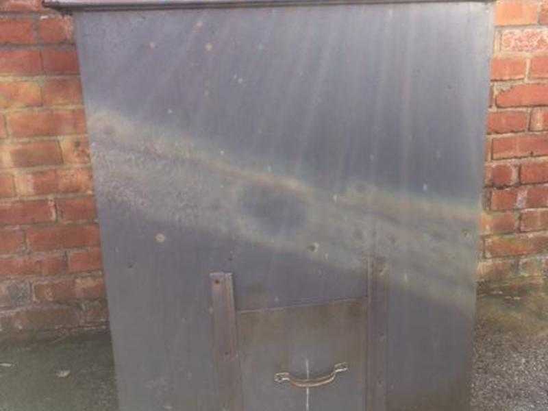 Galvanised Coal Bunker