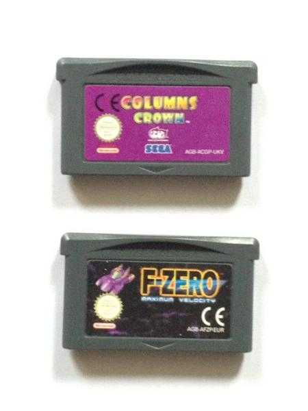 Gameboy Advance Games - Columns Crowns amp F-Zero UnBoxed  5