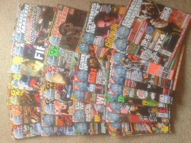 Games Master vintageretro gaming magazines 2002 to 2008 - list attached