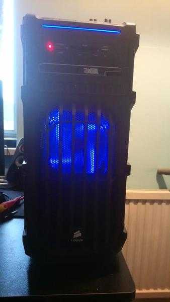 Gaming PC with monitor, GTX960 12GB RAM AMD FX8320 (8cores) KBampMouse