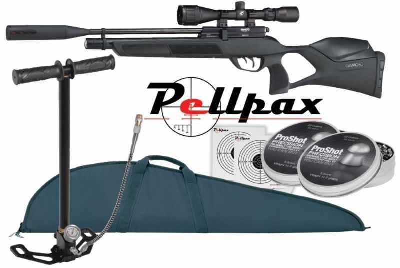 Gamo phox .22 pcp scope bag pump kit