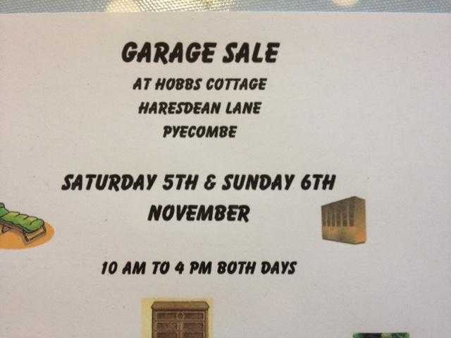 garage sale