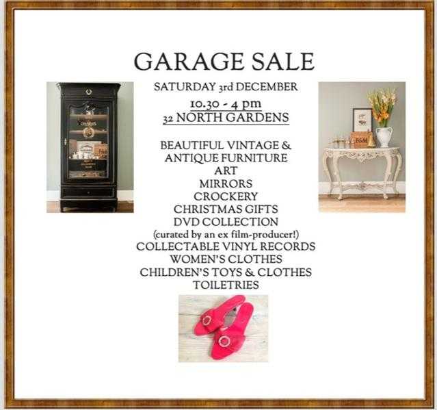 Garage Sale - Vintage amp Antique Furniture, Cakes, Crockery, Women039s Clothes, Kids Toys, DVDs