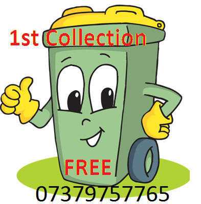 GarbageBoy Rubbish Remover,1st Collection Free,Waste Removal Bin Collection, Large or Tiny WeCollect