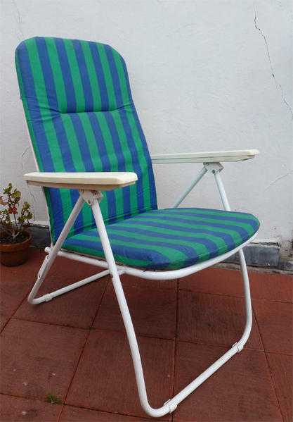 Garden chairs - two, reclining