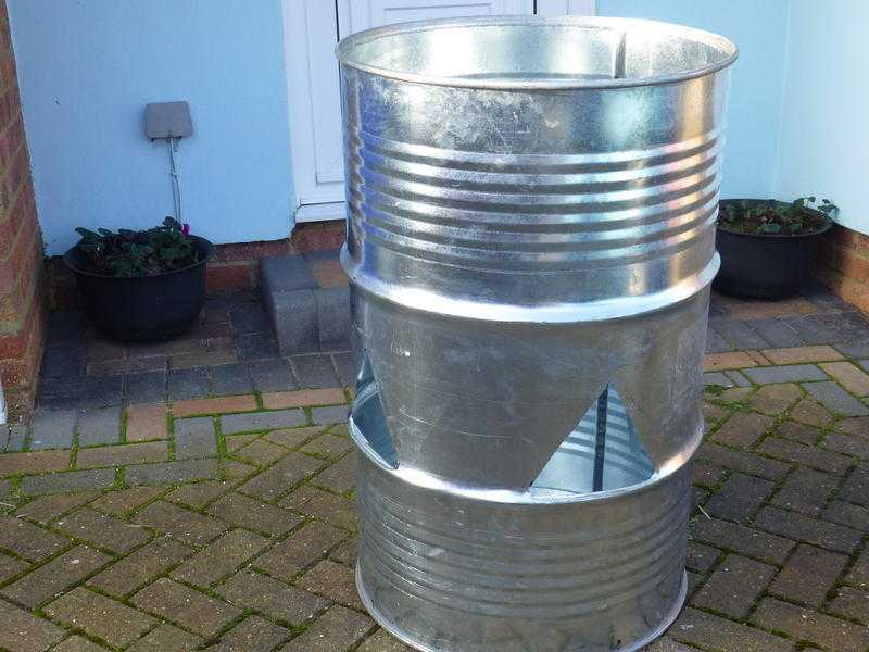 Garden IncineratorburnerGalvanised Drum Burner