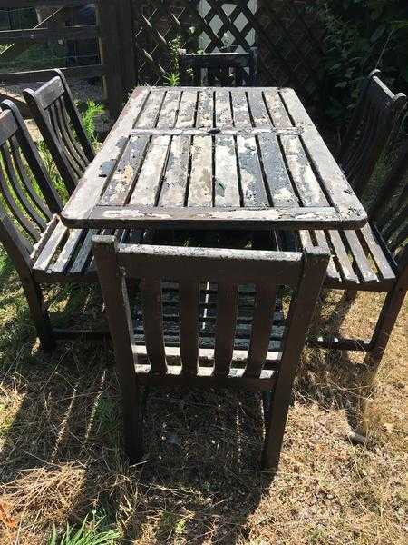 Garden Table amp 6 chairs