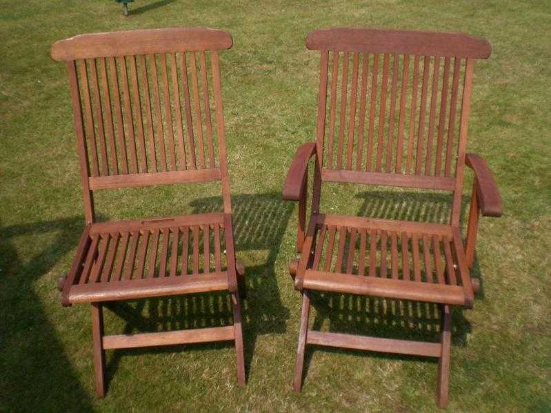 Garden Table amp Chairs 4 wooden folding garden chairs