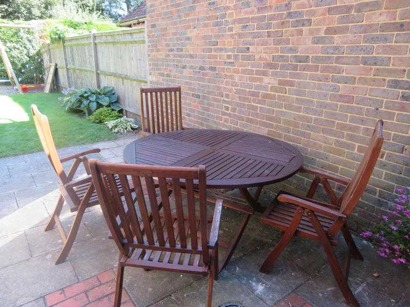 Garden Table and 4 Chairs