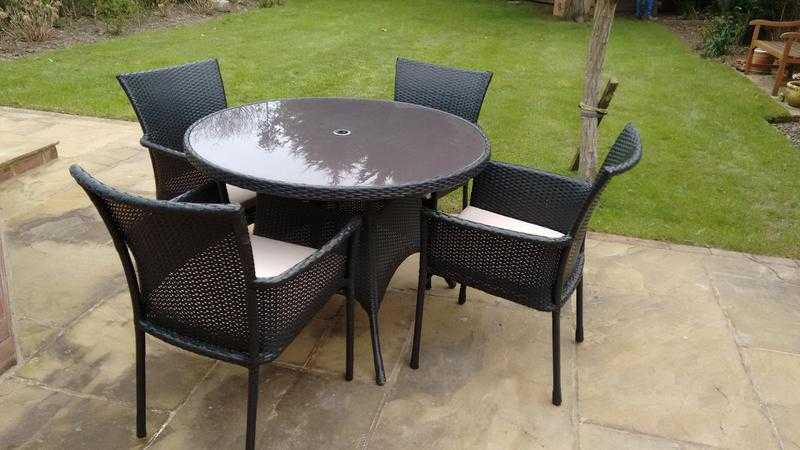 Garden table and chairs