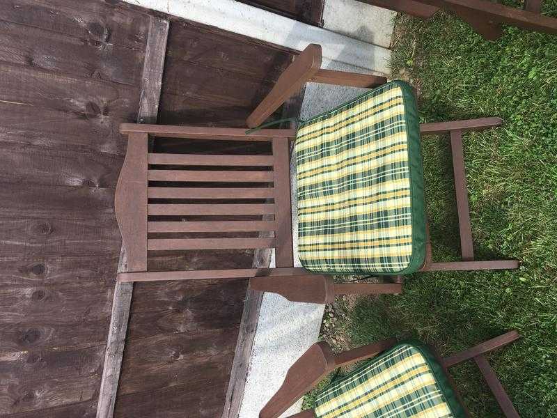 Garden table and chairs