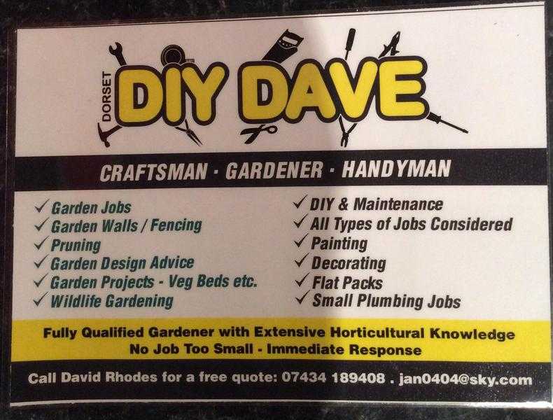 GardenerHandyman available in Poole and surrounding areas