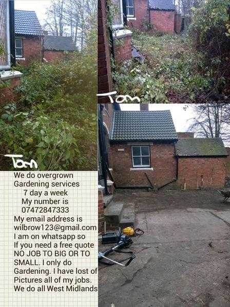 Gardening clearance service