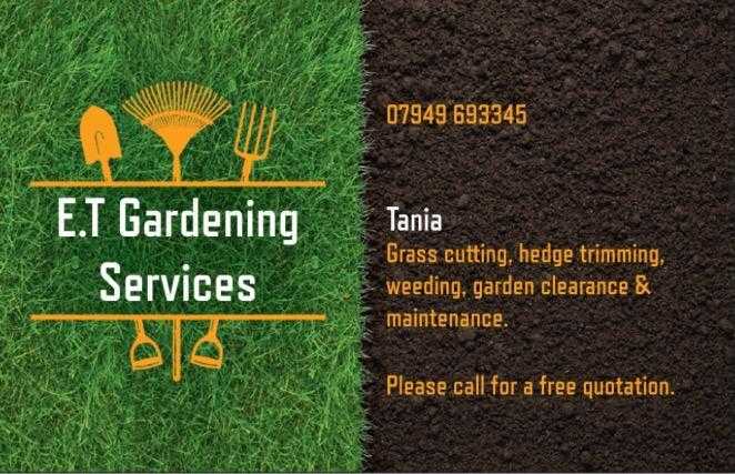 Gardening services.