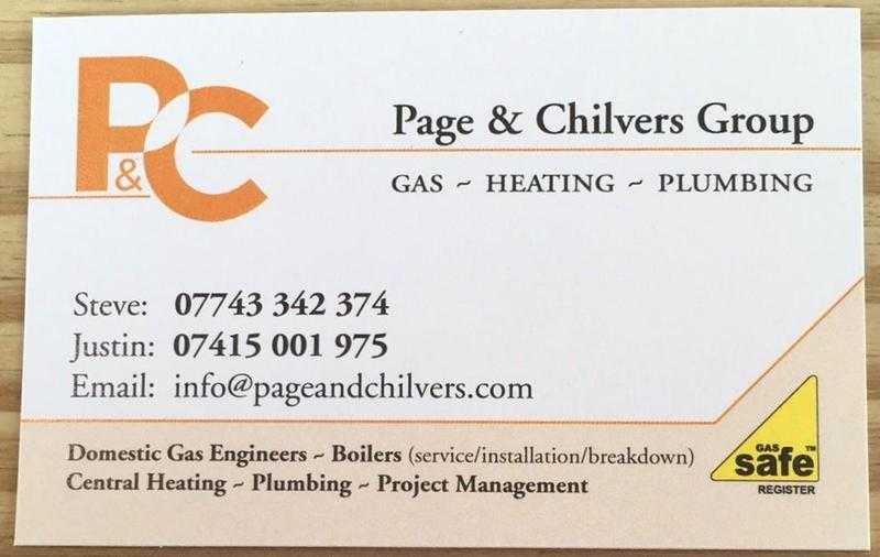 Gas, central heating and plumbers