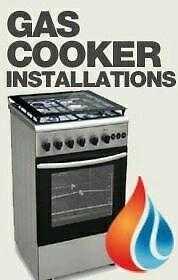 Gas cooker installation and disconnection